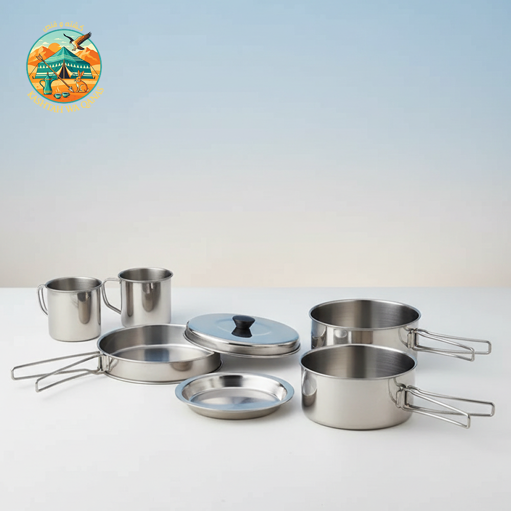 29 مجموعة مقلاة مع اكواب للتخييم - الصورة 1