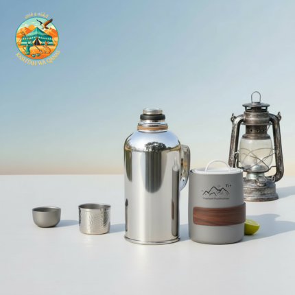 طقم شاي محمول بمصفاة مع حقيبة تخزين