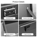 Aluminum Travel Food Storage Box - Image 3