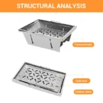 Foldable Portable BBQ Grill for Camping - Image 3