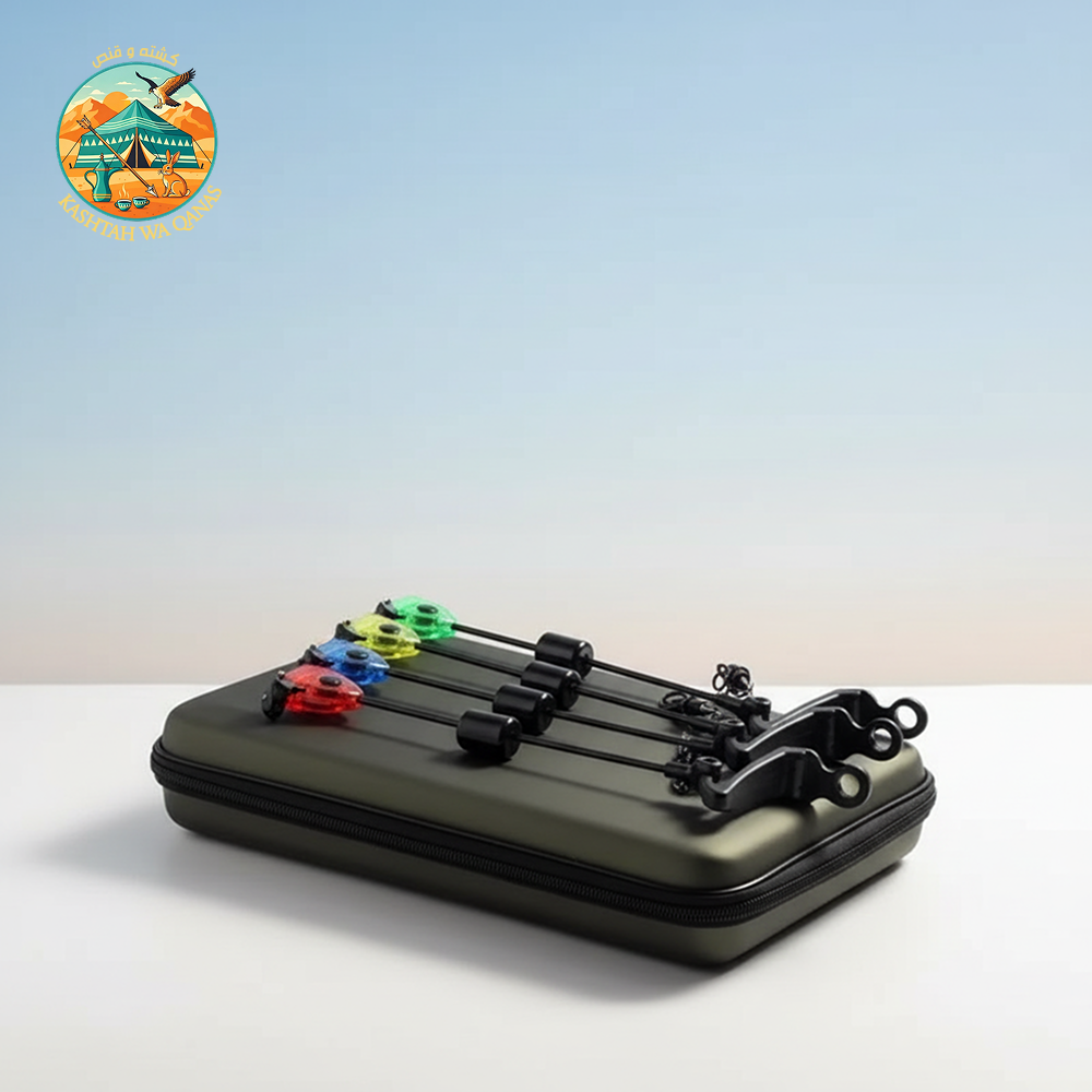 34 Fishing Bite Alarm Indicator Set in a Compact Case - Image 1