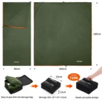 Warm Wool Sleeping Bag for Camping - Image 6