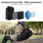 ⁦حقيبة ظهر لحمايه الكاميرا Sony Canon Nikon⁩ - الصورة ⁦6⁩