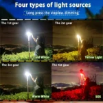 Solar-Powered Spotlight with Strong Light and 80W Magnetic Zoom - Image 5