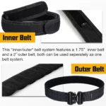 IDOGEAR 2-Inch Tactical Belt with 1.75-Inch Inner Belt - Image 2