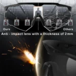 ⁦عدسة مقاومة للصدمات نظارات الرماية UV حماية نظارات تكتيكية عسكرية⁩ - الصورة ⁦4⁩
