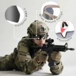 ⁦عدسة مقاومة للصدمات نظارات الرماية UV حماية نظارات تكتيكية عسكرية⁩ - الصورة ⁦3⁩