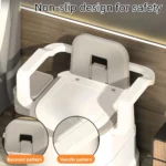 ⁦مرحاض محمول مع دعم خلفي مريح وغطاء مناسب للتخييم⁩ - الصورة ⁦5⁩