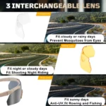 ⁦عدسة مقاومة للصدمات نظارات الرماية UV حماية نظارات تكتيكية عسكرية⁩ - الصورة ⁦5⁩