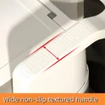 ⁦مرحاض محمول مع دعم خلفي مريح وغطاء مناسب للتخييم⁩ - الصورة ⁦6⁩