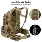 ⁦حقيبة ظهر للصيد مع حامل بندقية للتخييم مقاومة للماء⁩ - الصورة ⁦4⁩