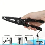 Plastic Fishing Pliers with Grip and Hook Removal Tool - Image 4